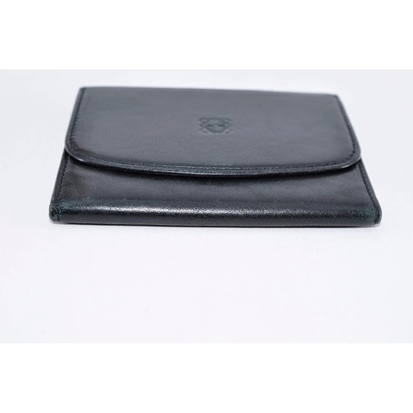 LOEWE Anagram Card Case Leather Black Used Authentic EUC - Picture 5 of 8